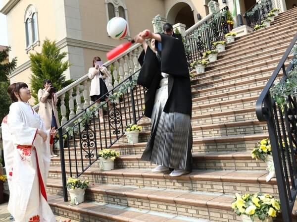 大きな大階段で祝福されよう★ララルーチェが誇る大人気スポット✿