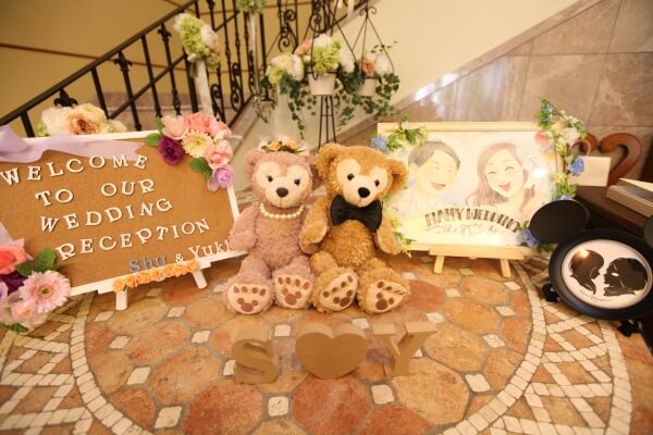 大好きなグッズに囲まれて行った幸せ溢れる結婚式をご紹介♪