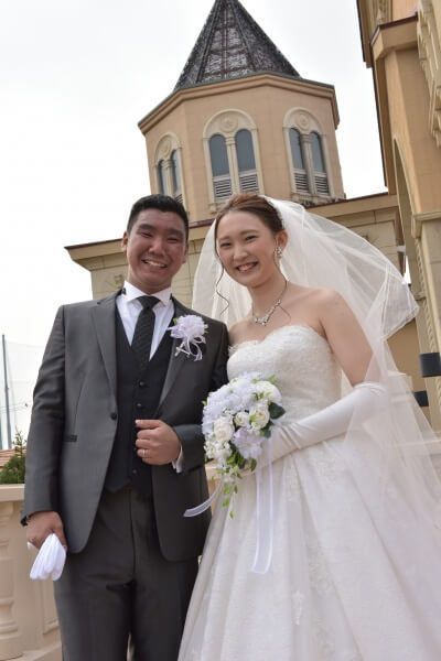 ルーチェ　チャペル　トレーン　ドレス　ウエディングドレス　バージンロード　シンデレラロード