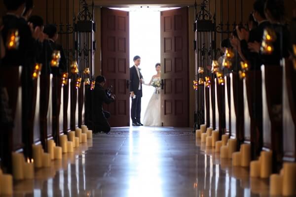 チャペル式　クロージングキス