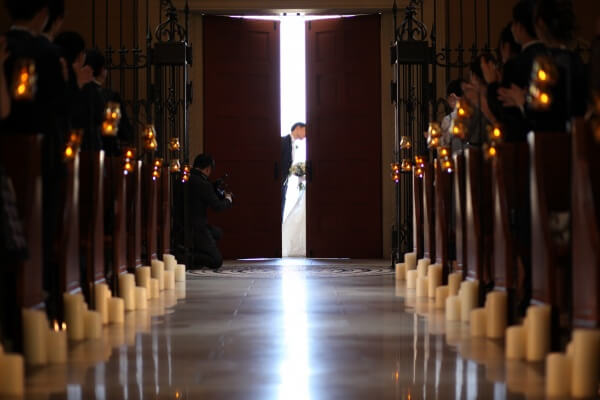 チャペル式　クロージングキス