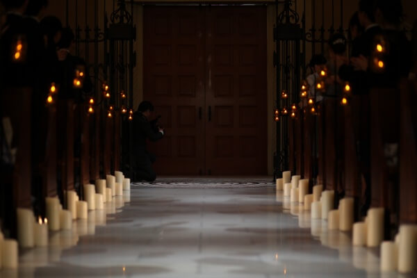 チャペル式　クロージングキス