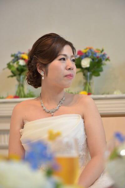 友人スピーチ　涙