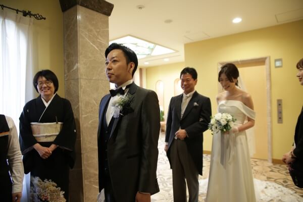 チャペル式　入場前